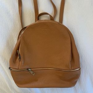 REAL leather mini backpack!